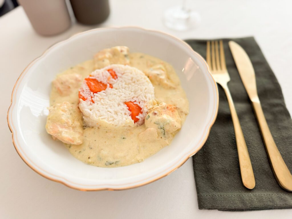 Salmon Blanquette